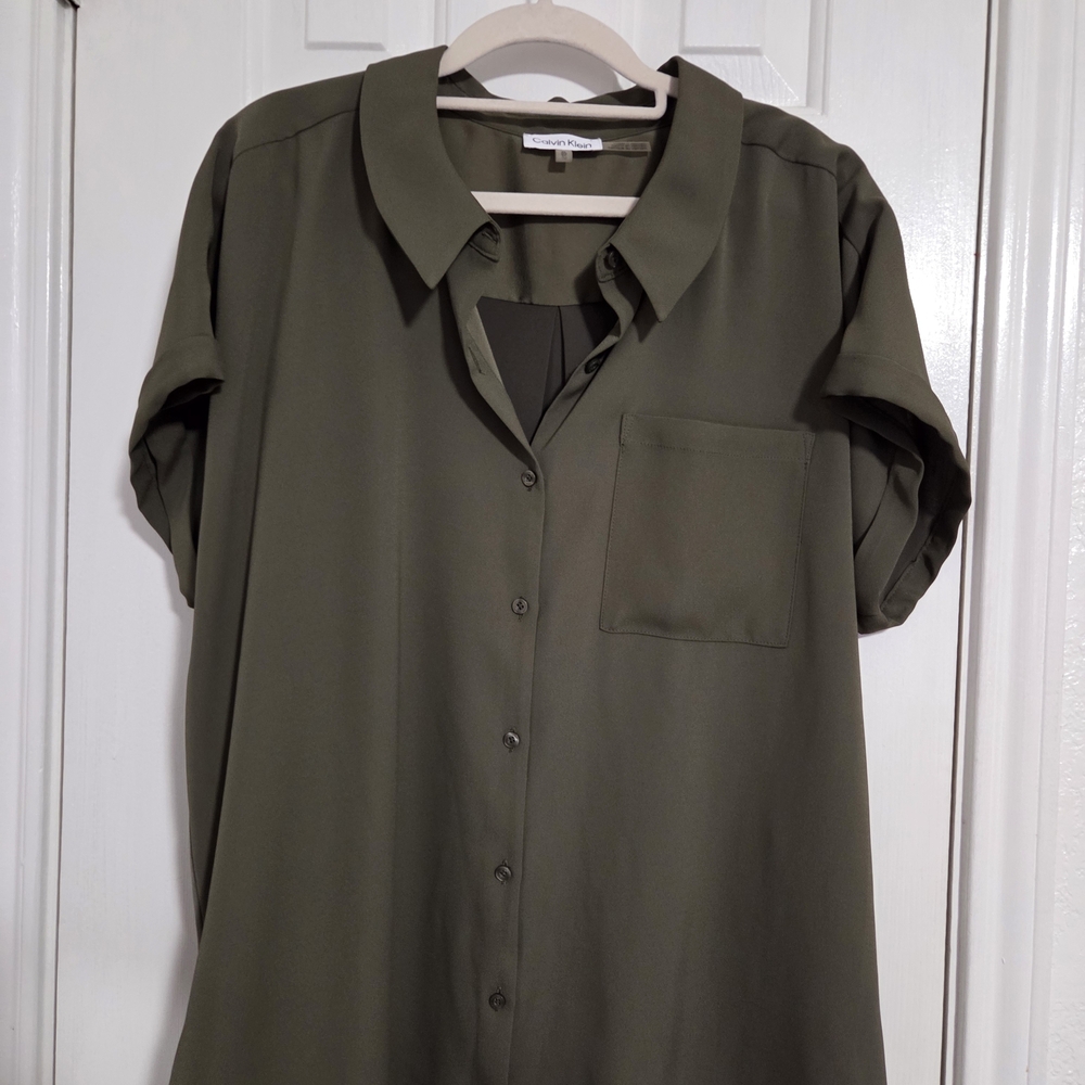 Calvin Klein Green Shirt